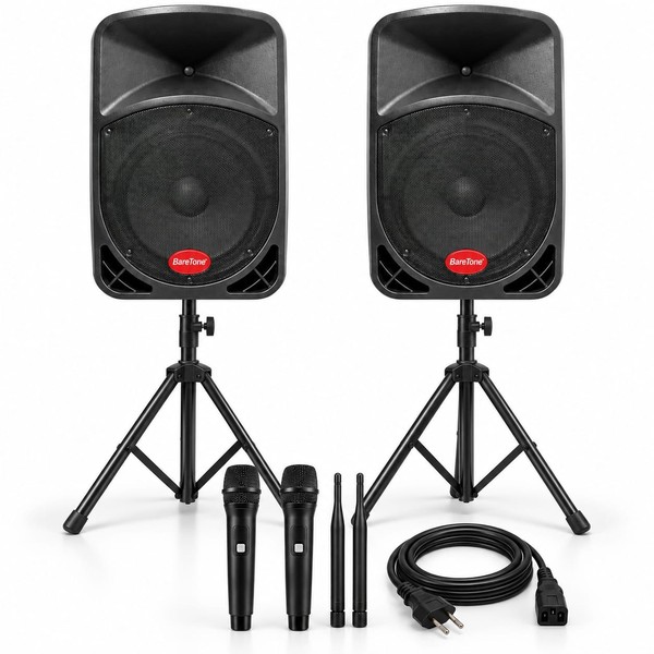 Speaker BareTone 12 Inch Praktis Siap Pakai Senam & Outbound