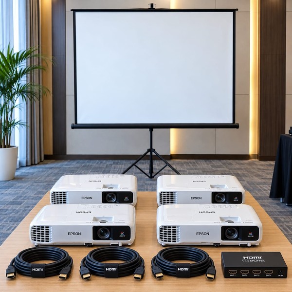 Tes Kecerahan Proyektor Epson 3000 Lumens di Ruang Rapat